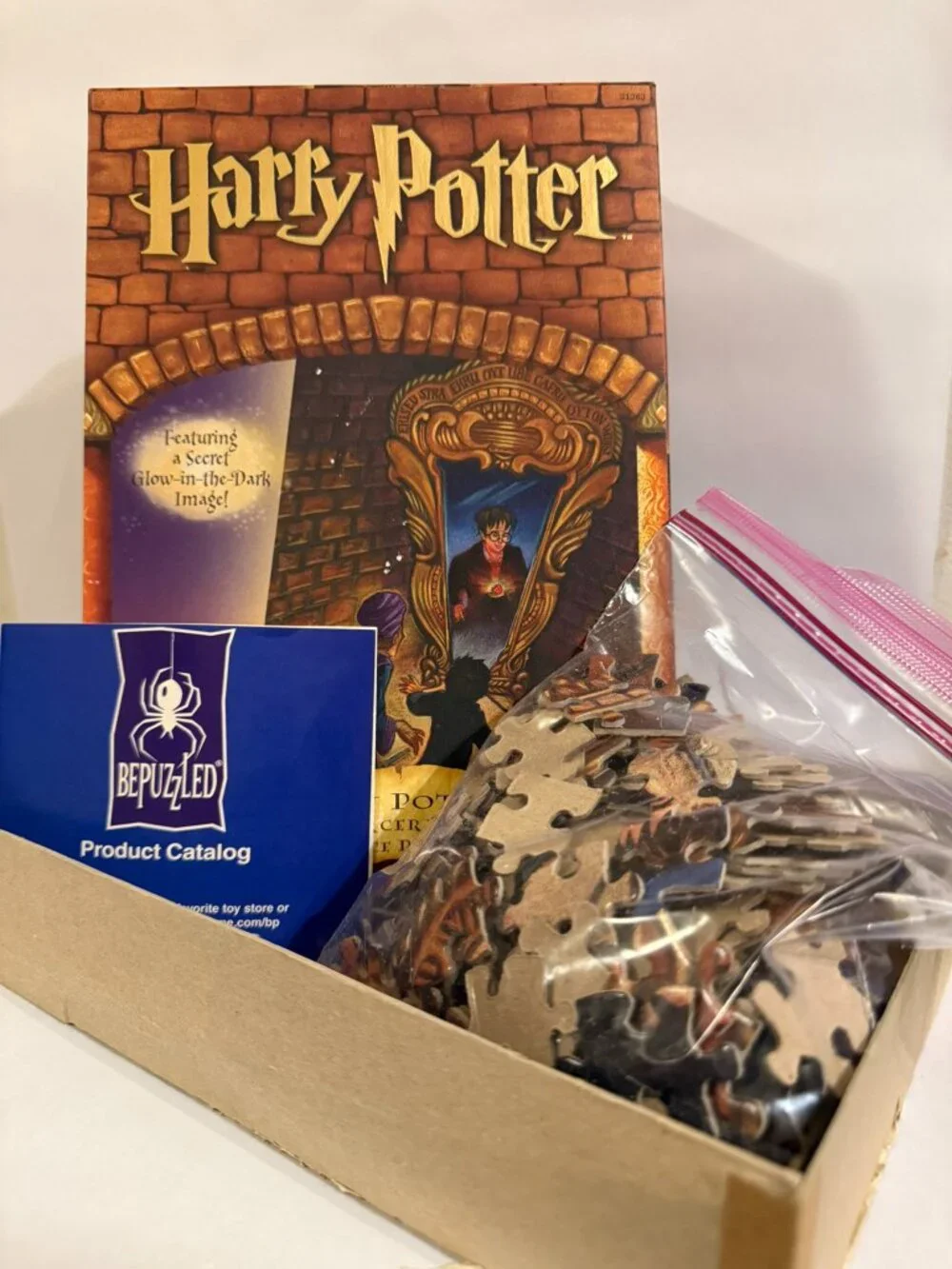 Vintage Harry Potter and the Sorcerer’s Stone 250 Piece Glow in the Dark Puzzle